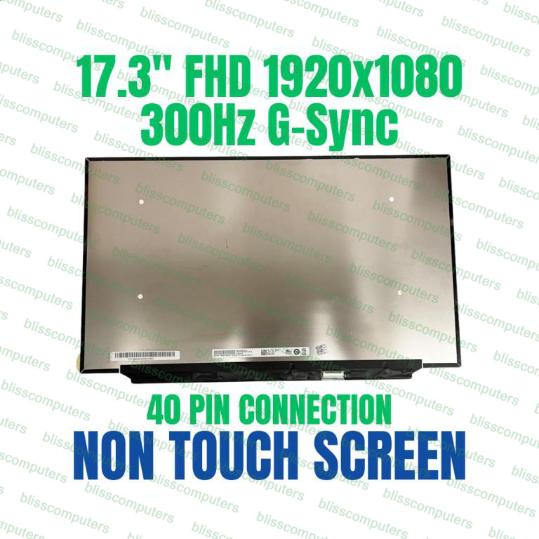 LCD Screen 40 Pin Narrow 300Hz FHD AUO B173HAN05.1 1920×1080 Matte