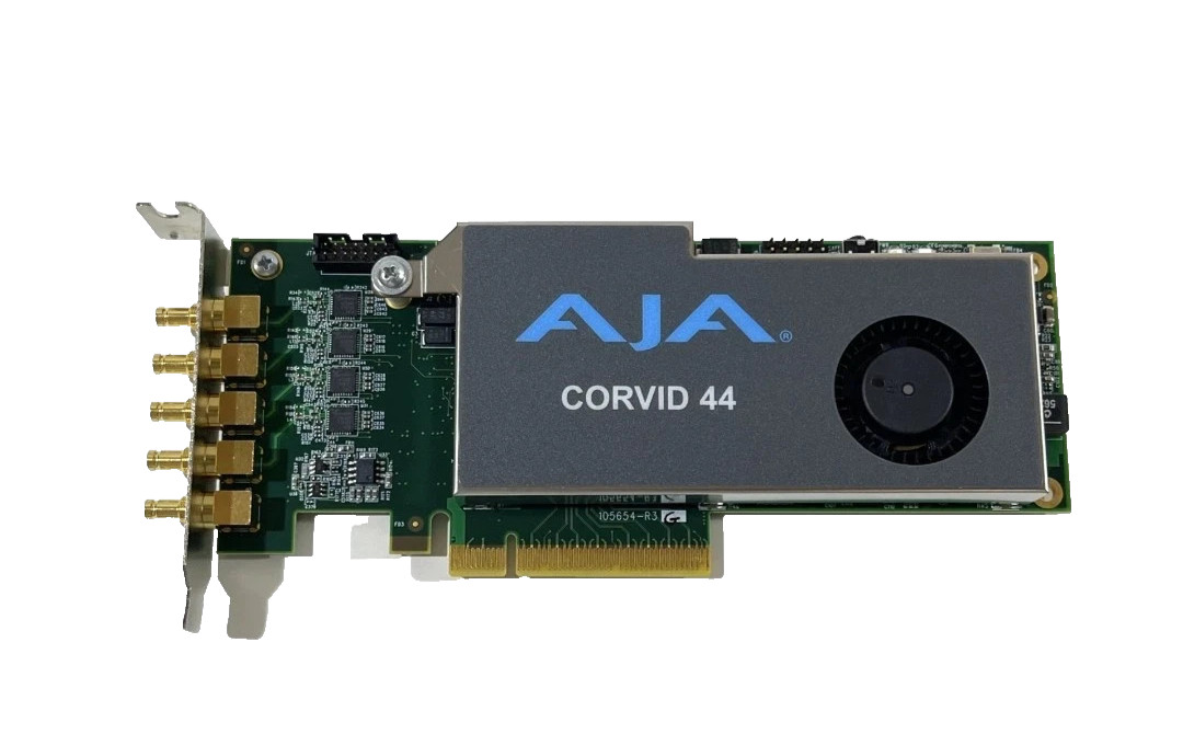 AJA CRV44-S-NC1 PCIe x8 4x SDI Video Capture Card Low Profile Broadcast