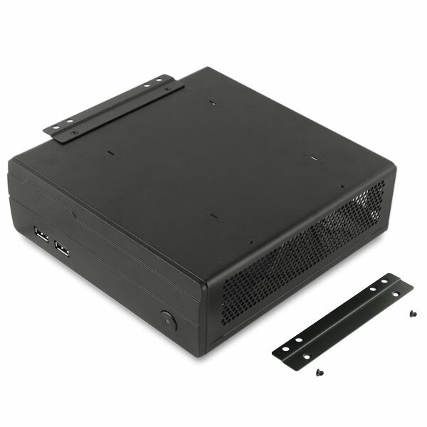 Morex 557 Compact Universal Mini-ITX Case only with VESA & Wall Mount ready
