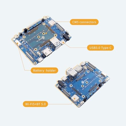Orange Pi CM5 Baseboard, M.2 Slot, WiFi 5.0, Bluetooth 5.0, Compatible with CM5