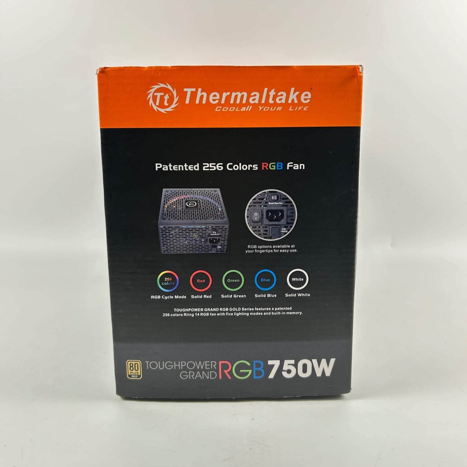 New Thermaltake Toughpower Grand RGB TPG-0705F-R 80 Plus Gold 750W Fully Modular