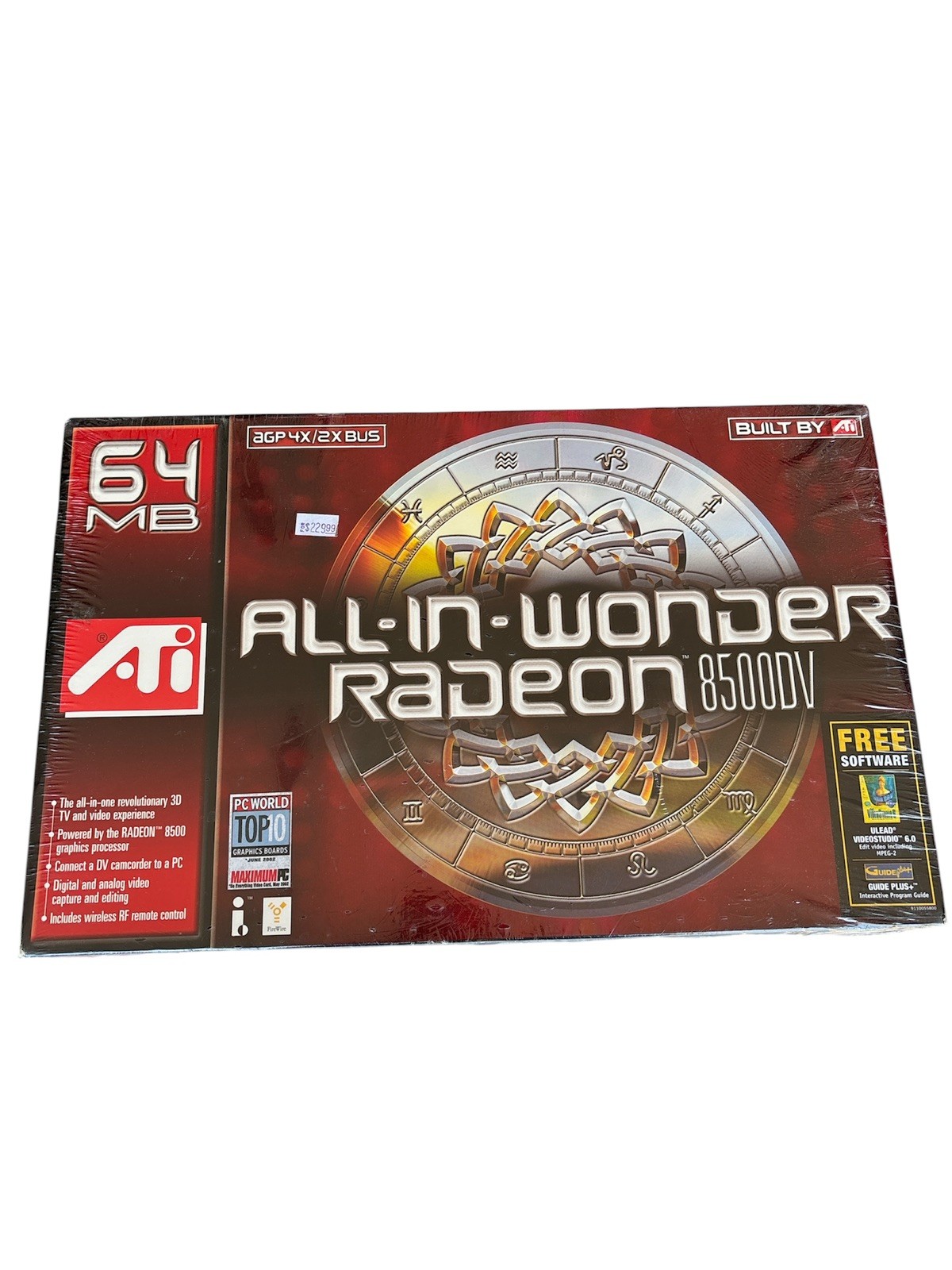 ATI Radeon All in Wonder 8500 DV 64MB AGP kit with original retail box