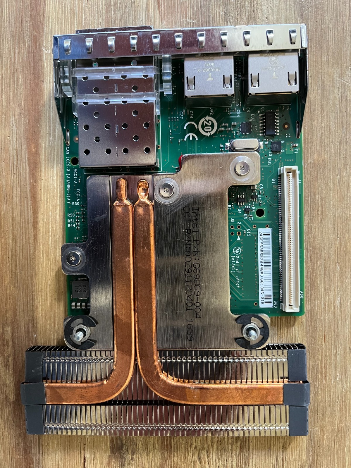 Dell Intel X520 Dual 10Gb SFP & I350 Dual 1Gb RJ45 rNDC (C63DV)