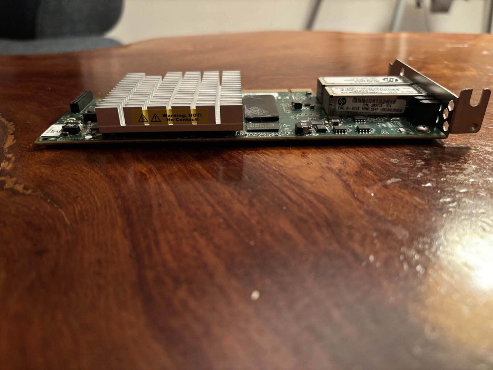 HP NC523SFP QLE3242-HP Dual Port 10Gb Ethernet 10GbE SFP+ PCI-E NIC Network