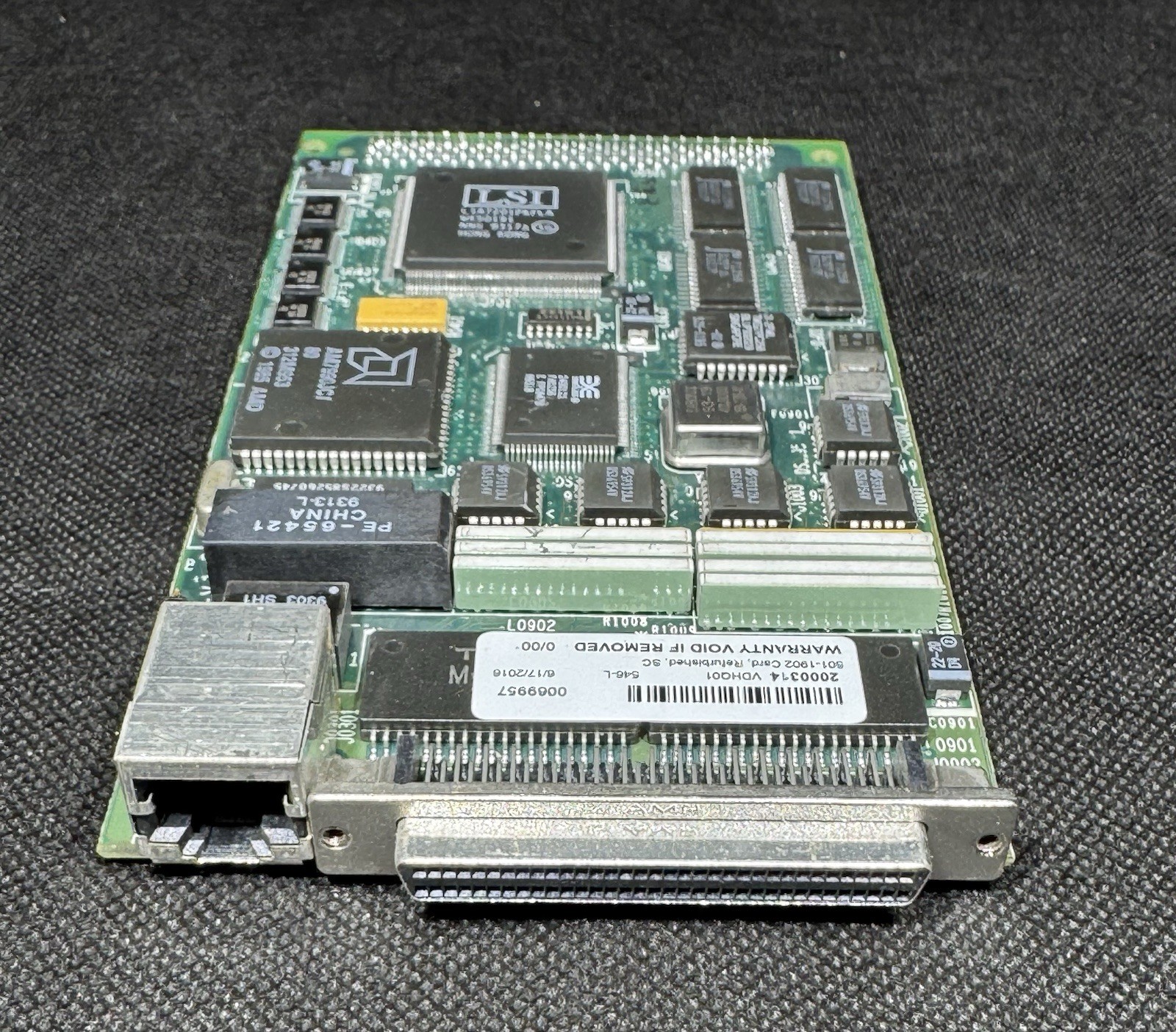 Sun 501-1902 Differential SCSI/Ethernet SBus Card (DSBE/S) X1052A Pictured