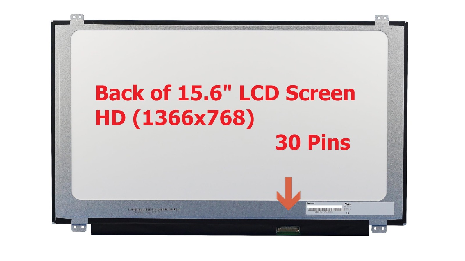 New LCD Replacement Screen HD 1366×768 (Non Touch) 15.6 Inch N156BGA-EA2 (wit…