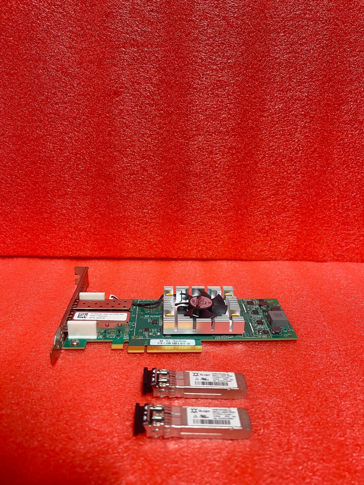 Dell QLogic Dual-Ports SFP+ 16Gb FC PCI-E 3.0 x4 Host Bus Network Adapter H8T43