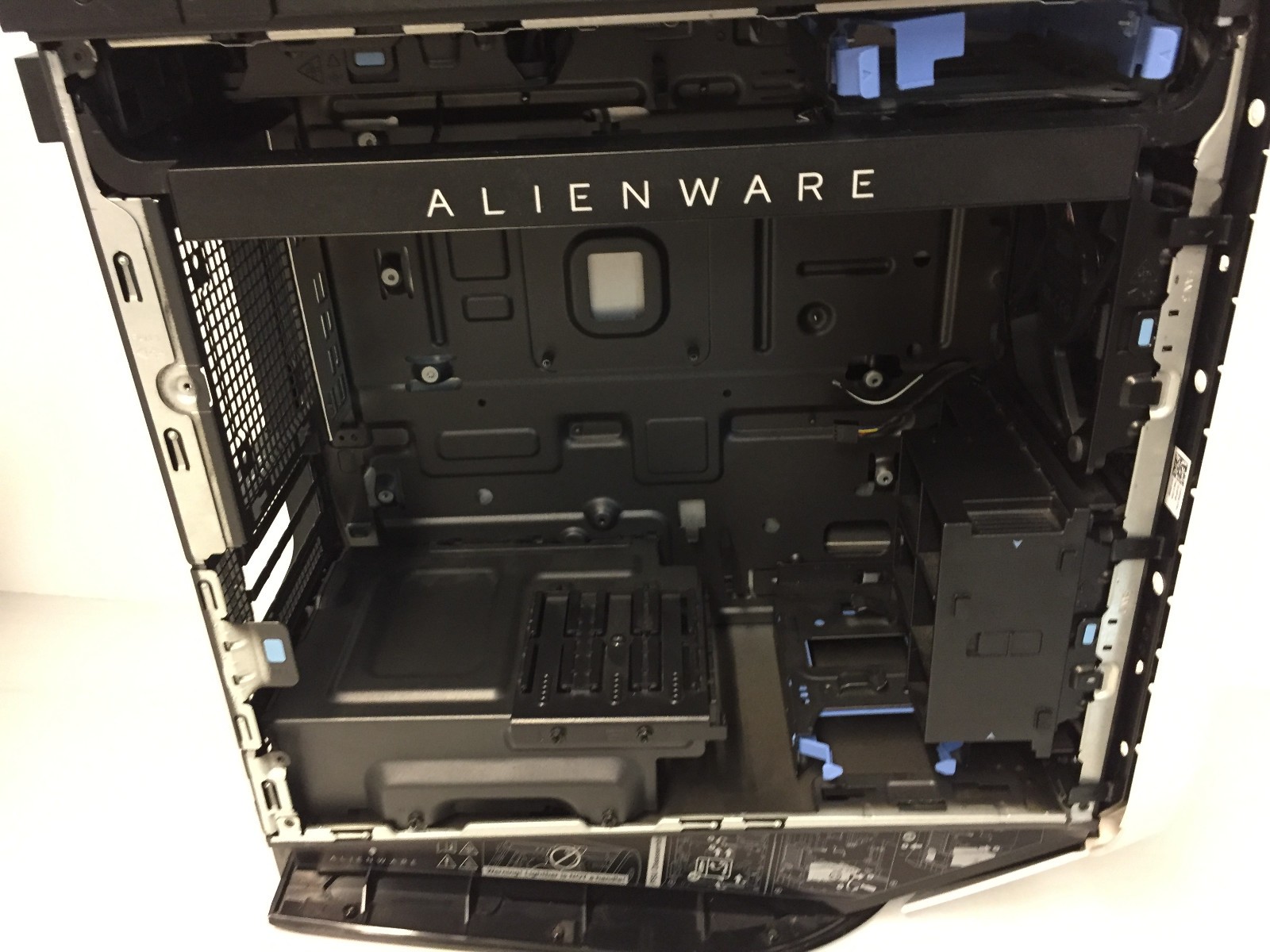 Dell Alienware Aurora R13 Empty Desktop PC Case Lunar Light White Chassis