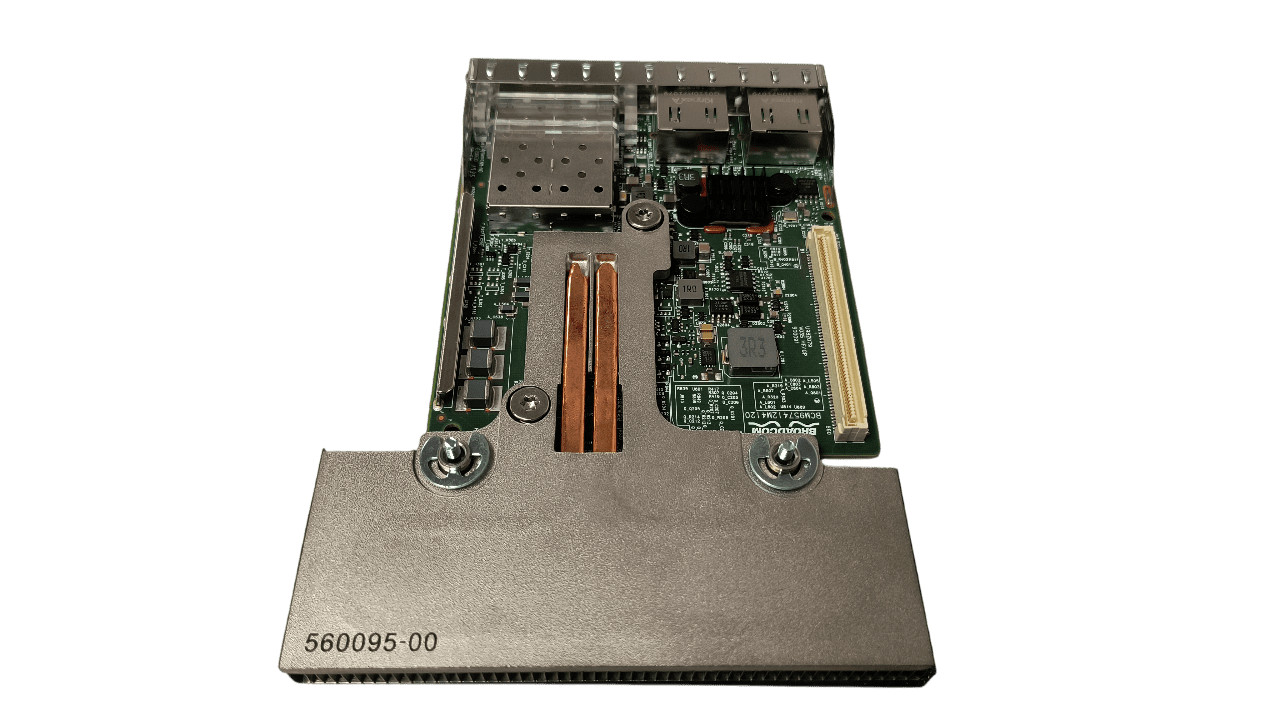 Dell Broadcom 57412 2x 10GB SFP 2x 1GB RJ-45 Network Daughter Card NWMNX