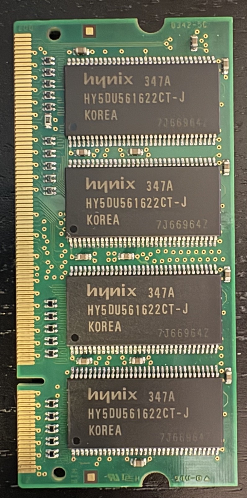Hynix 256MB PC2700S-25330 DDR 333MHz CL2.5 RAM Chip HY5DU561622CT-J Korea