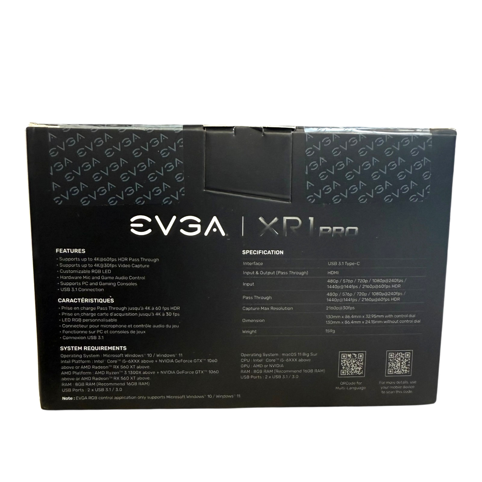 EVGA XR1 Pro Capture Card, 1440p/4K HDR Capture/Pass Through, Certified for OBS