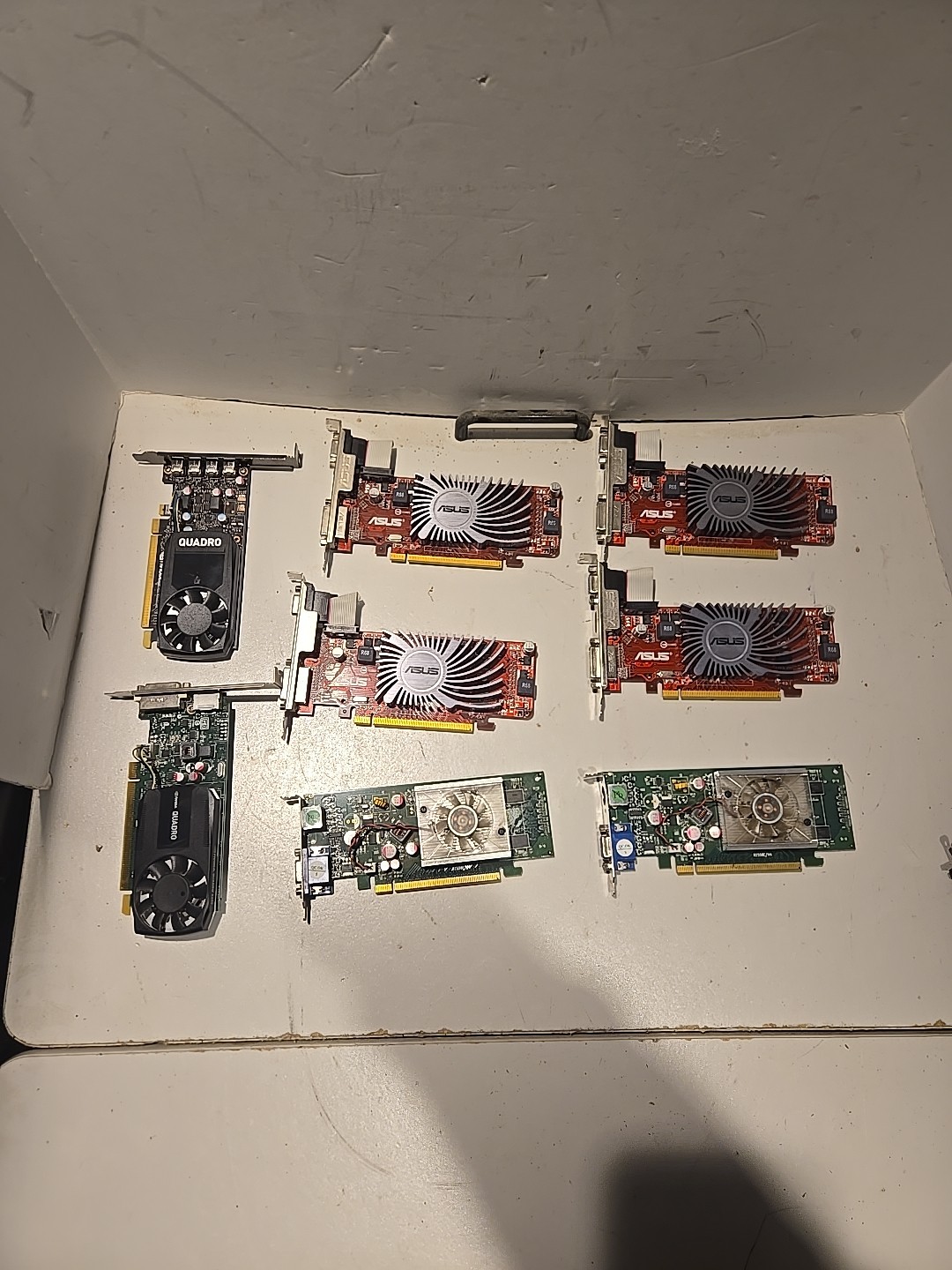 Lot of 8 Assorted Graphics Card video cards Untested Unknown Conditions