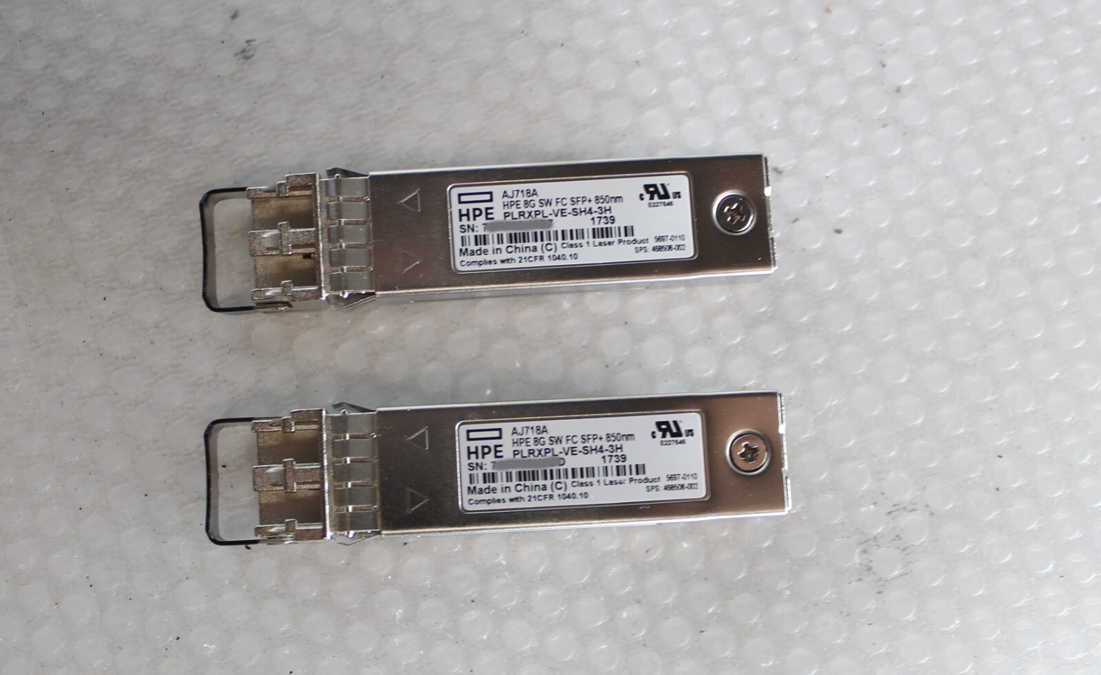 HP QLE2562-HP 2x SFP low profile bracket 489191-001 Network Module w/*2 SFP