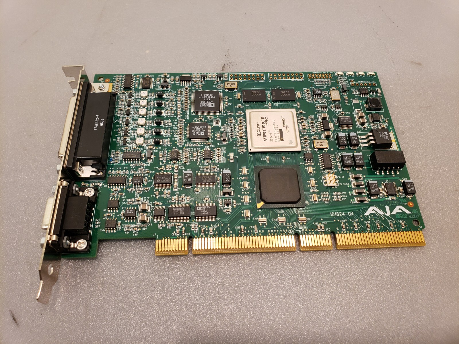 Vintage AJA Video KONA 101824-04 PCI-X VGA BNC Video Capture Card Frame Grabber
