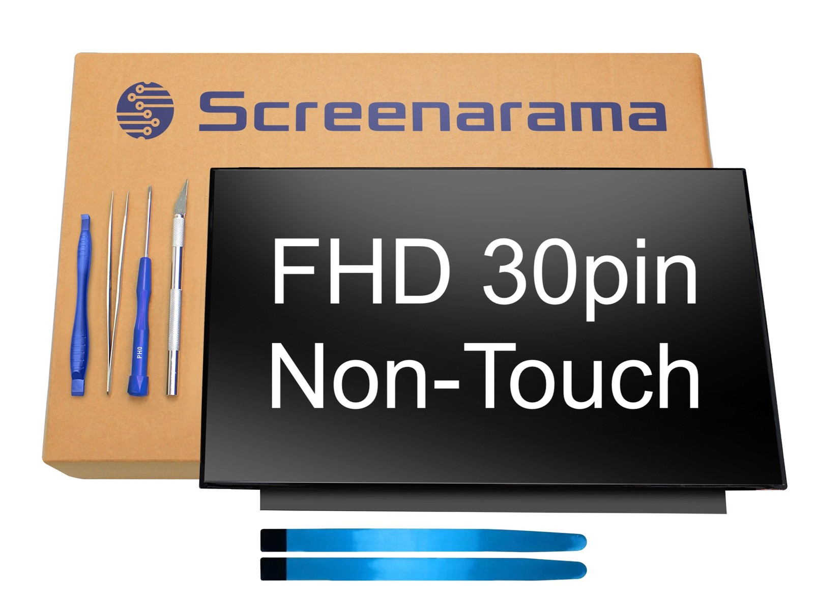 AUO B140HAN05.7 FHD 45% NTSC 30 pin LCD Screen + Tools SCREENARAMA *FAST