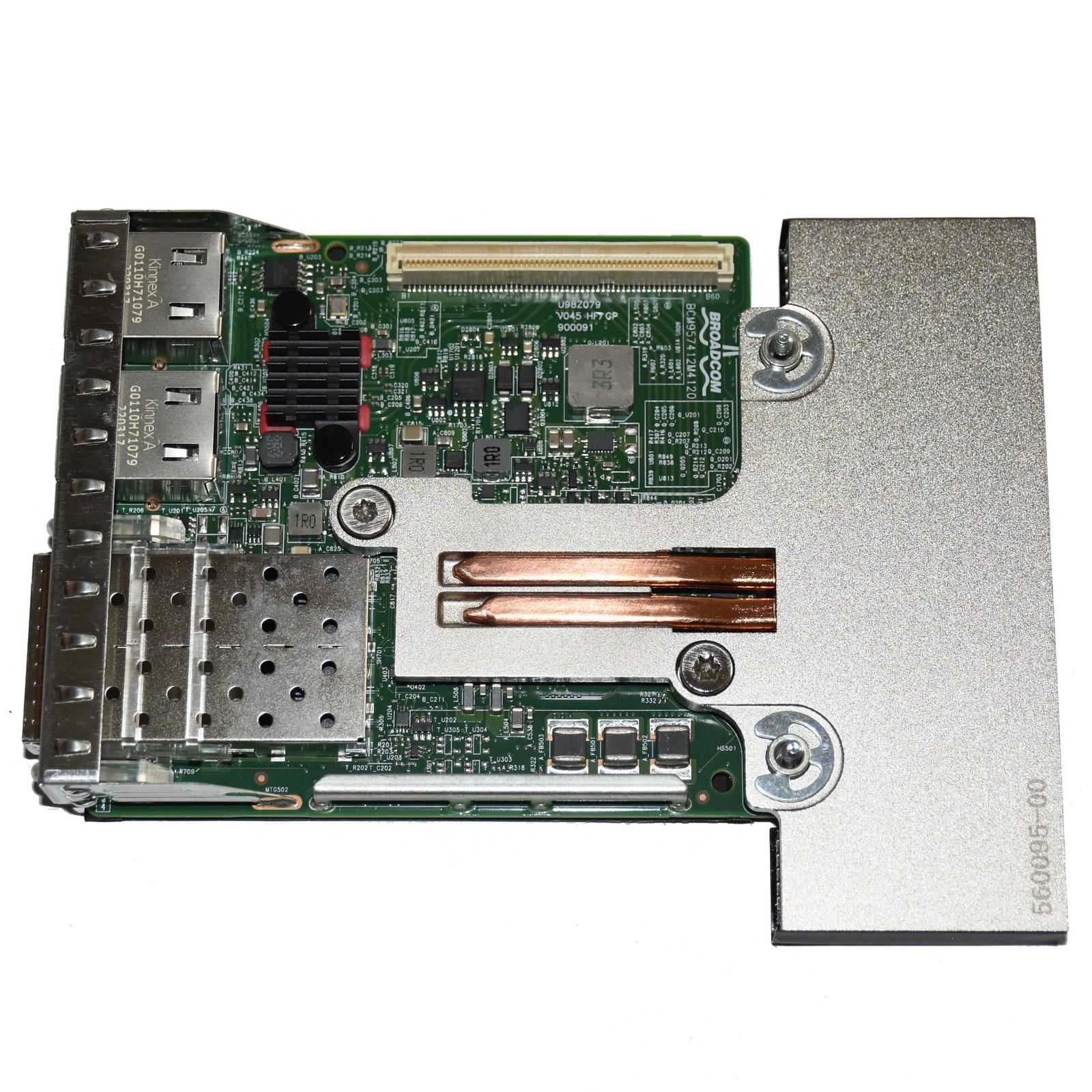 Dell Broadcom 57412 2x10GbE SFP+ & 2x1GbE RJ45 RNDC Network Daughter Card NWMNX
