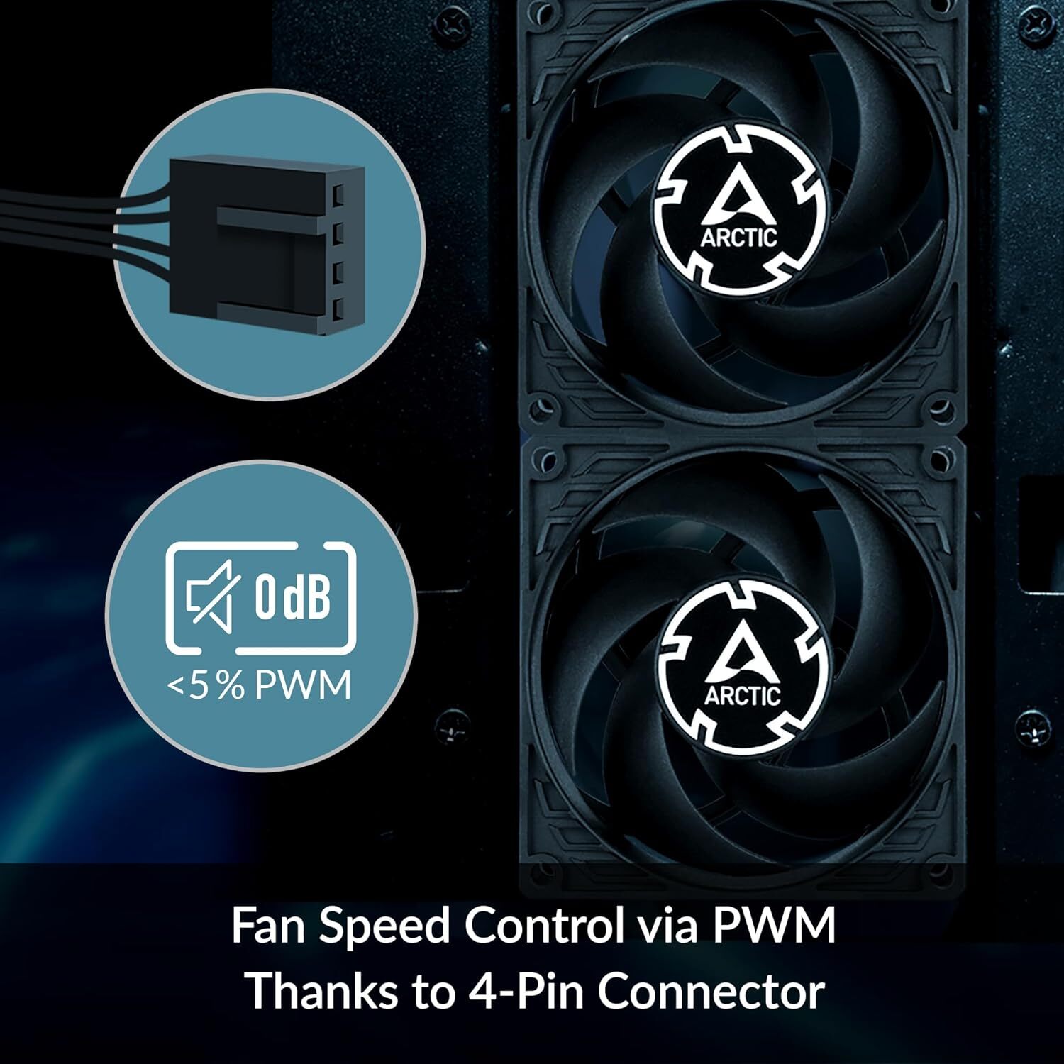 ARCTIC P8 Max High-Performance 80 mm PWM Fan ACFAN00286A