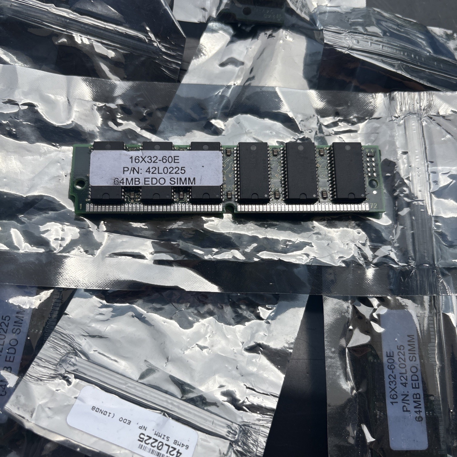 32MB (2 x 16MB) 72 Pin Simms – Matched Sets – Total of Two 16MB – EDO