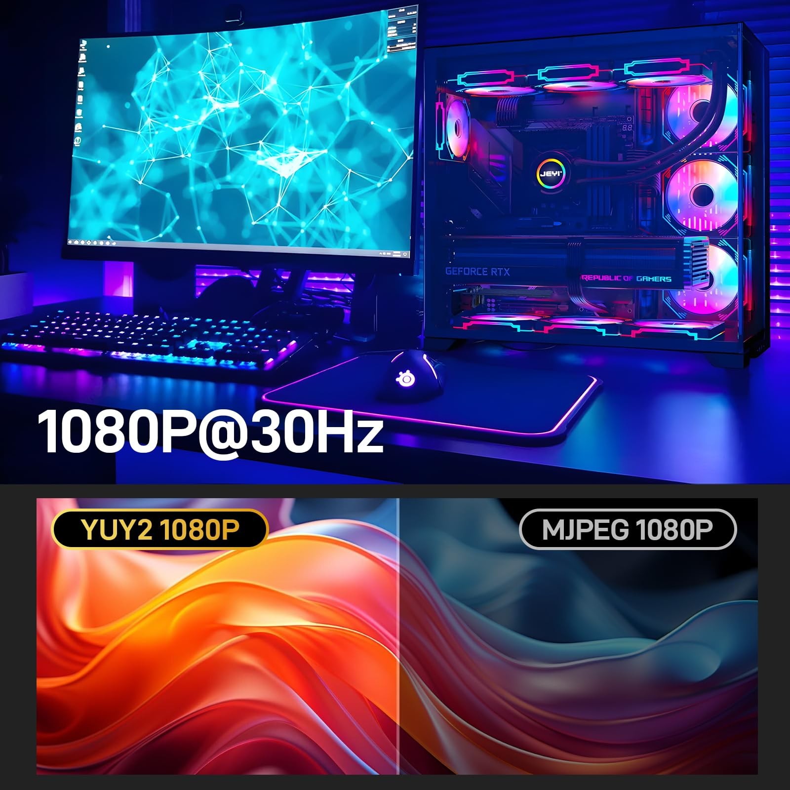 PCIE Video Capture Card, Ultra-Low Latency Pass-Through Capture Board for Ret…