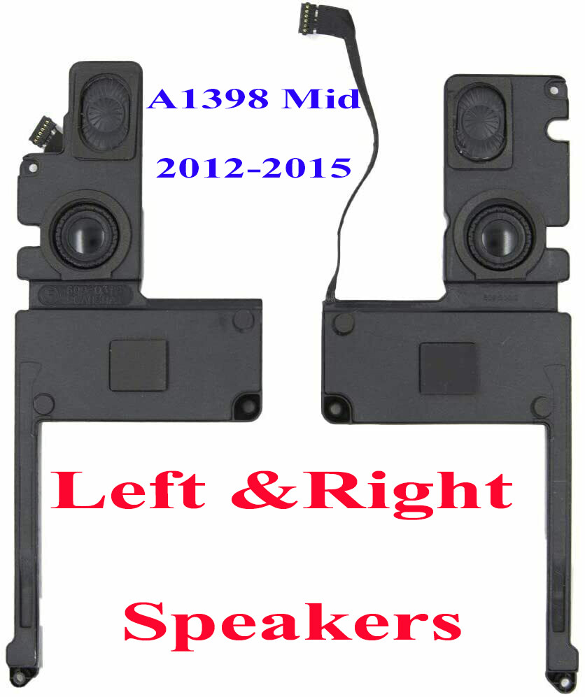 Replacement Left Right Speakers for MacBook Pro Retina 15in A1398 Mid-2012-2015