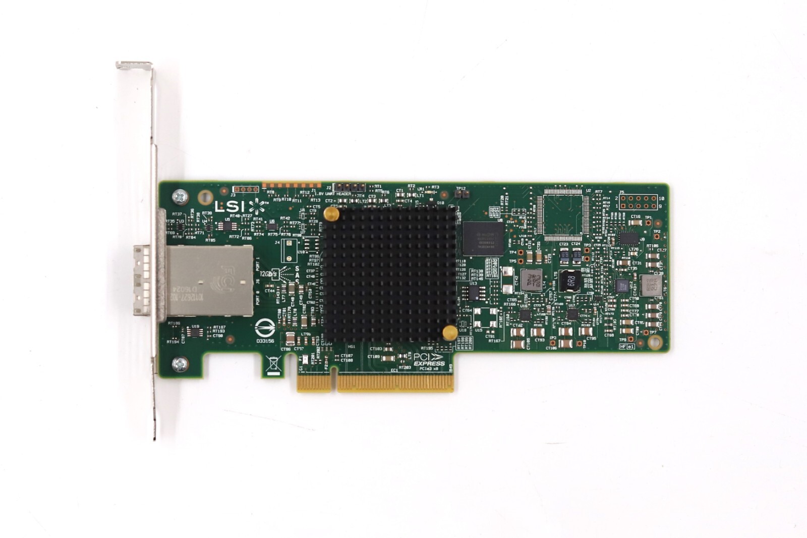 LSI SAS9300-8e 8-Port 12Gb/s PCIe SAS Host Bus Adapter P/N: H3-25460-02H Tested