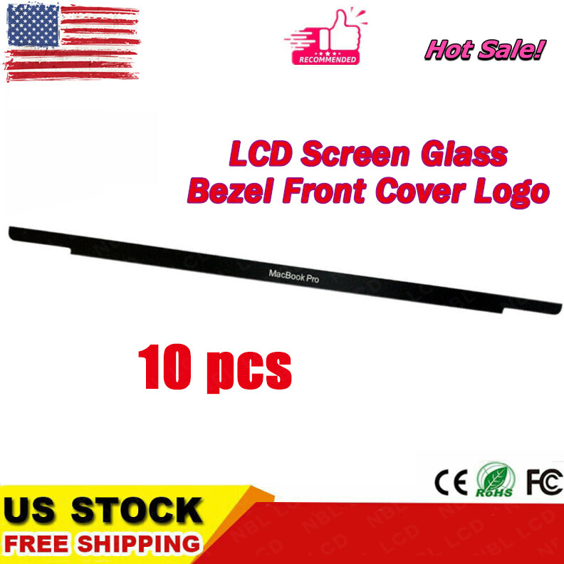 For Macbook Pro A1706 A1989 A2159 A2289 LCD Screen Front Glass Bezel Logo Cover