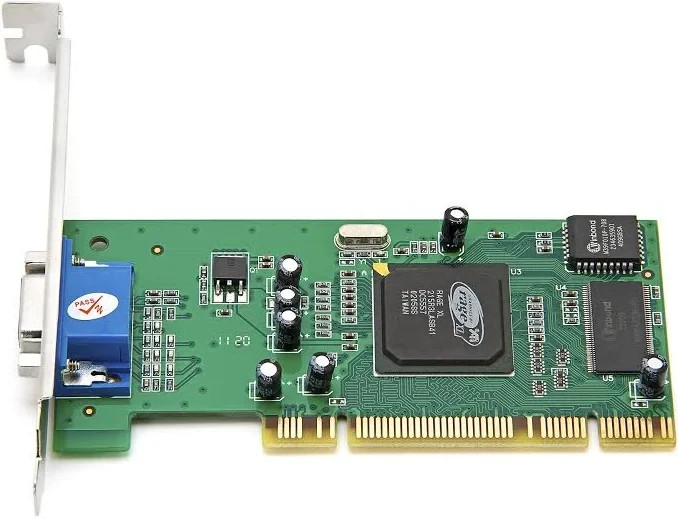 ATI RAGE XL 8MB PCI VIDEO CARD for Servers, Retro-PCs, Industrial Controllers