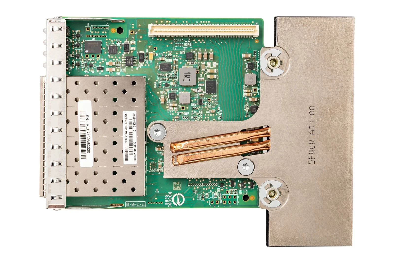 Dell QL41164 Quad-Port 10GB SFP+ Network Daughter Card Dell P/N: 0XVVY1