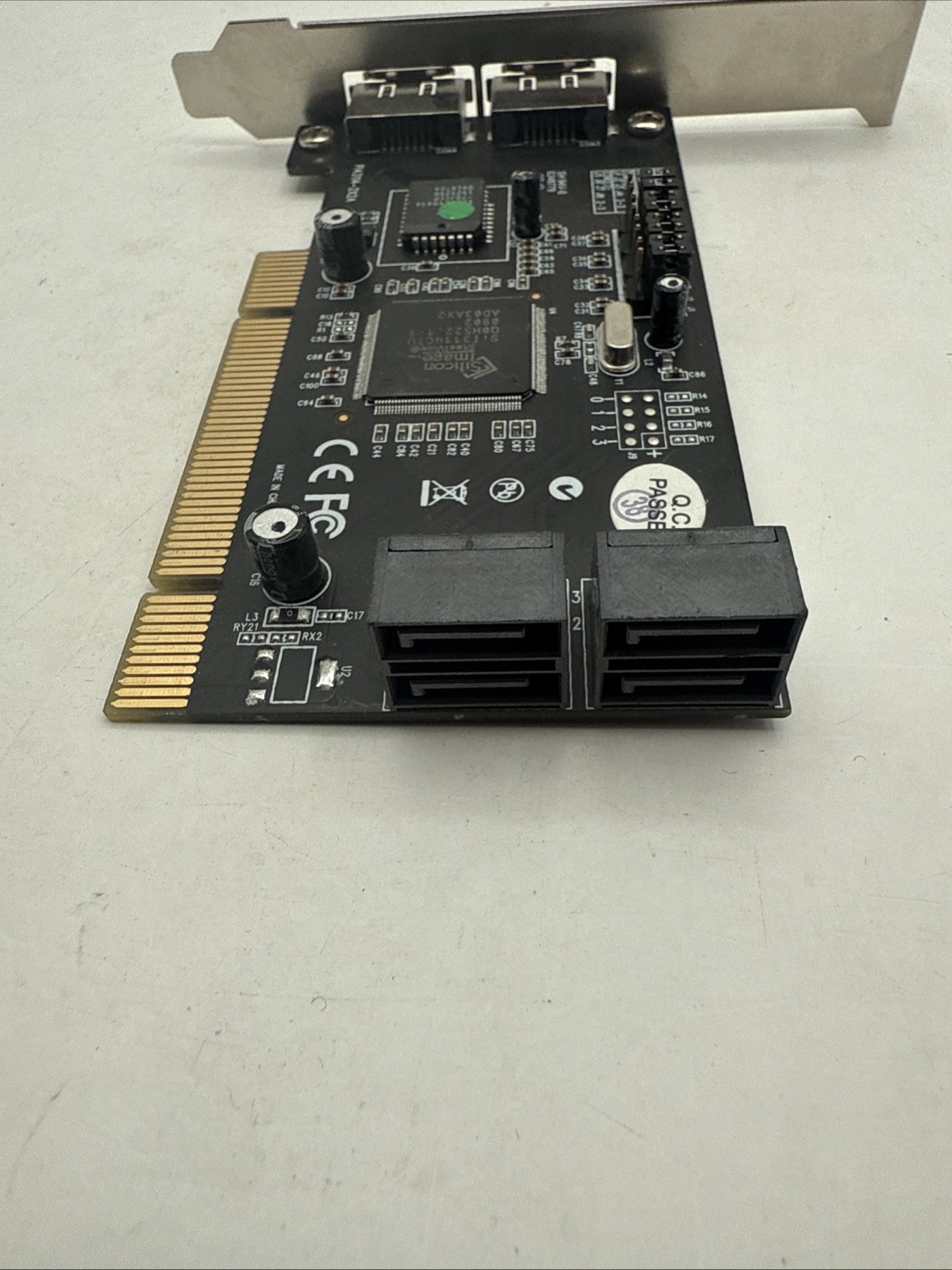 Vantec 4 Channel 6-Port SATA 6Gb/s PCIe RAID Host Card GREAT CONDITION FREE SHIP