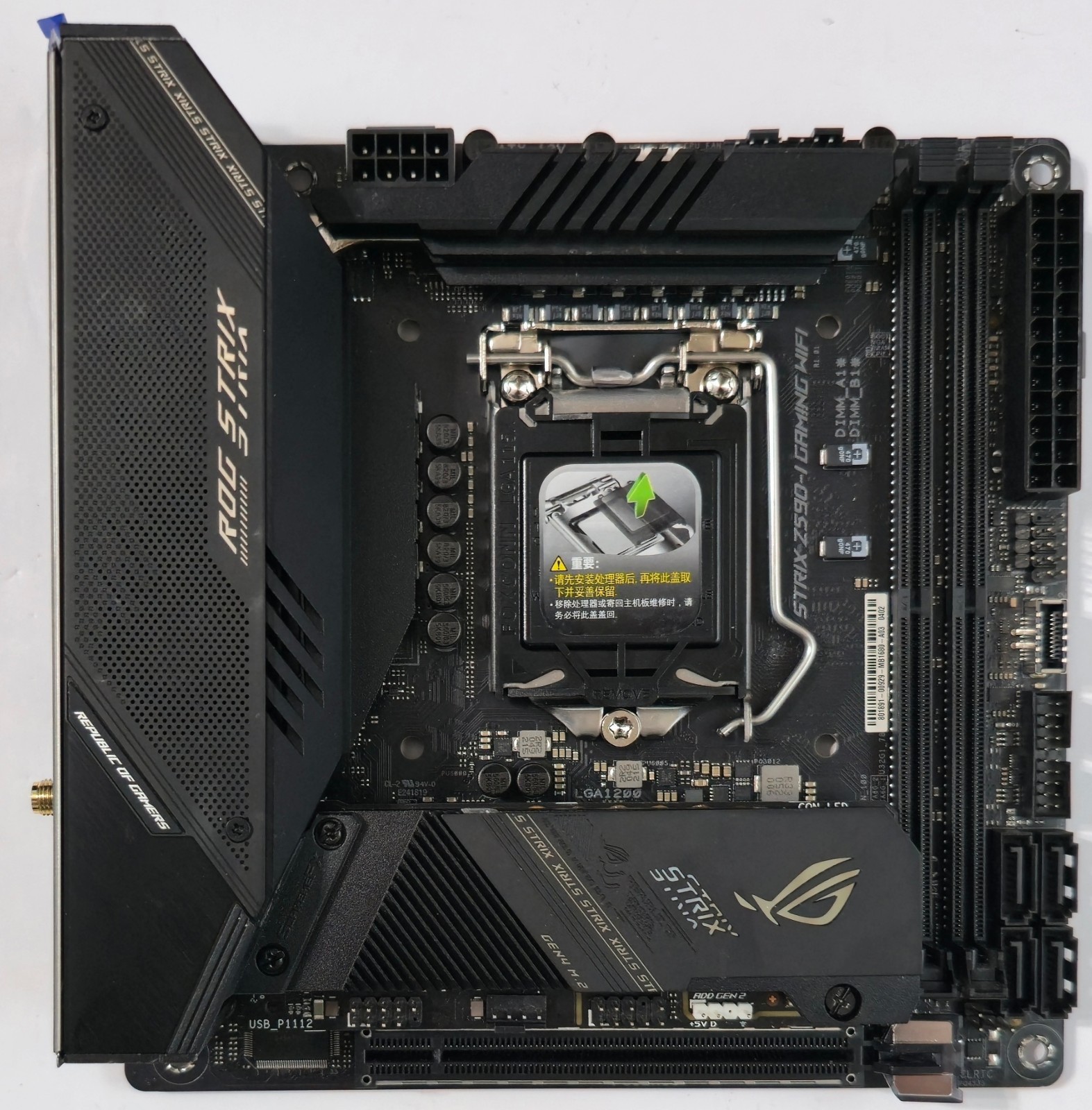 ASUS ROG Strix Z590-I Gaming WiFi Mini-ITX Intel LGA 1200 DDR4 Motherboard *READ