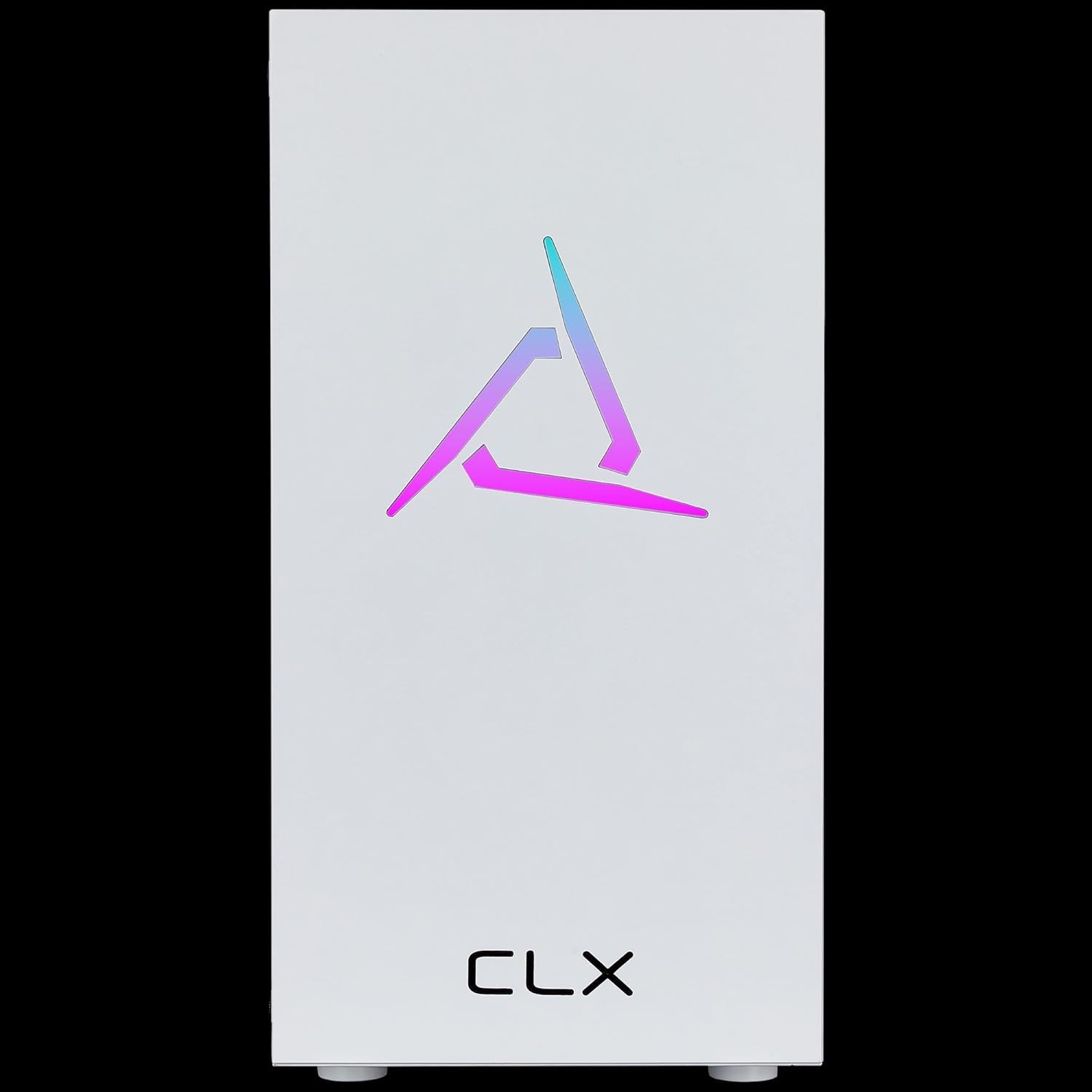 CLX Sphynx Micro Tower White, Tempered Glass, Full Size Window, no PSU, MATX