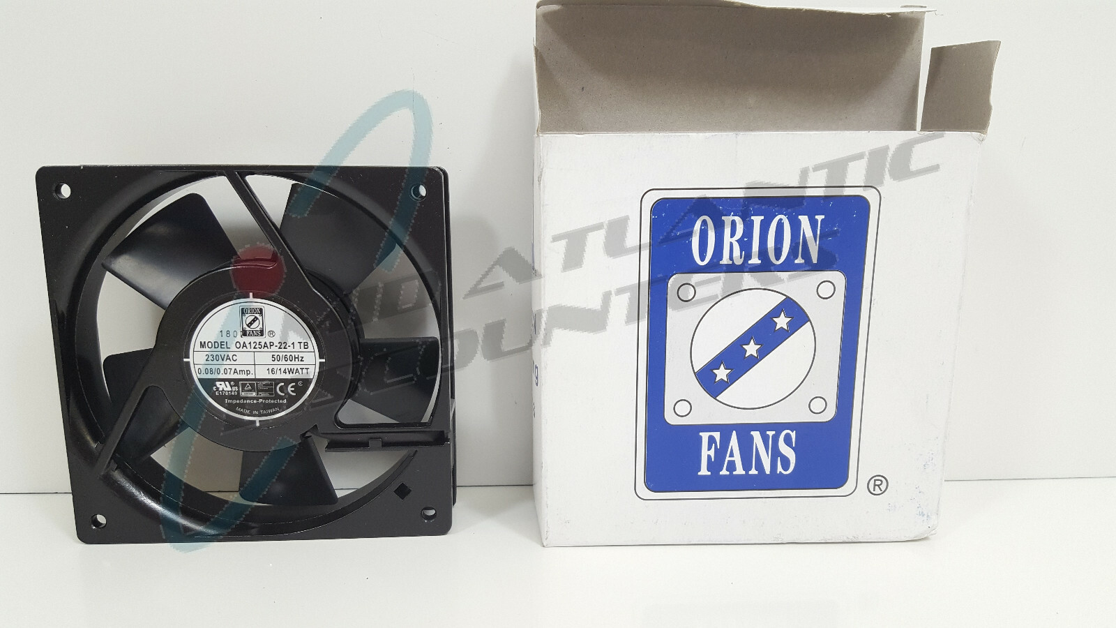 Orion Metal Cooling Fan 4.75″ 230VAC 50/60Hz 0.08/0.07 Amp 16/14w OA125AP-22-1