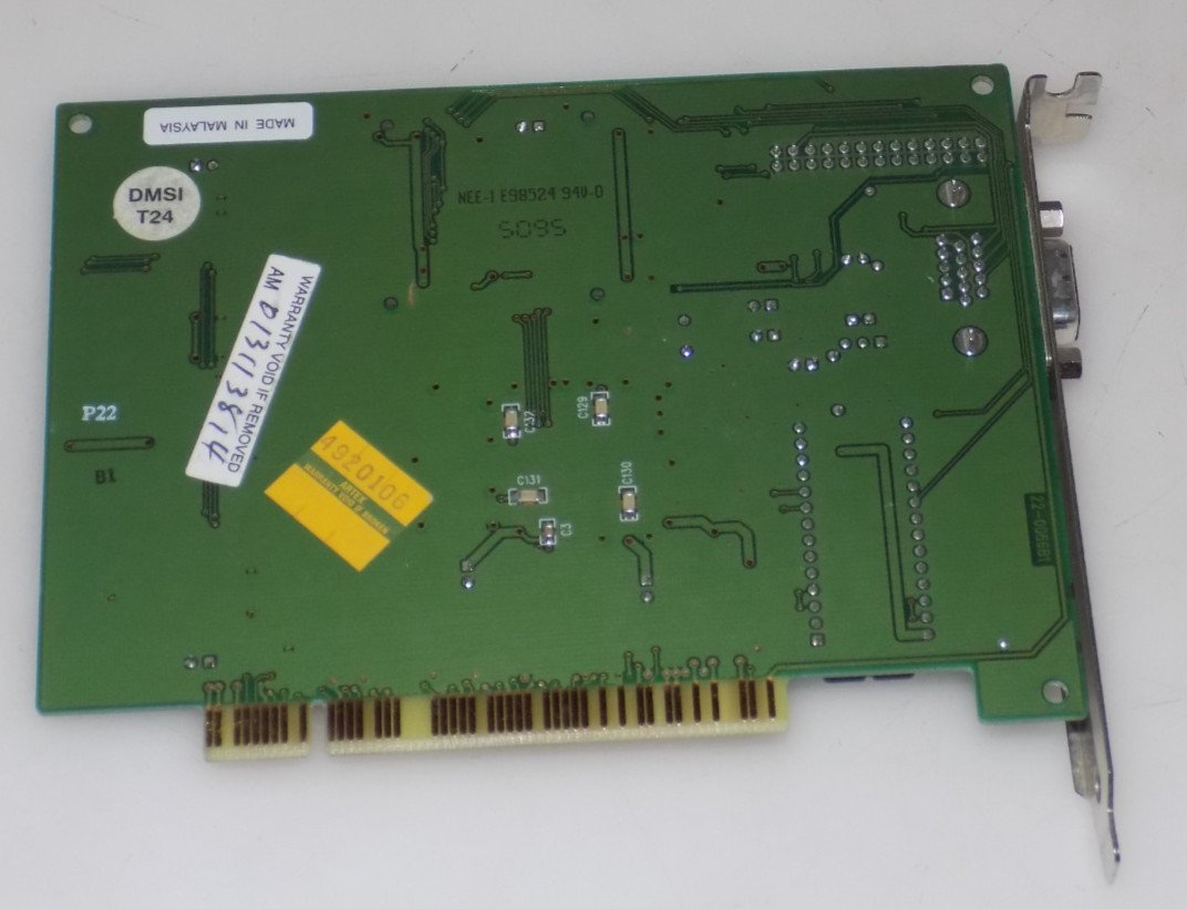 Diamond stealth 64 DRAM T PCI VGA video Graphics card w/ S3Trio64 86c764x chip