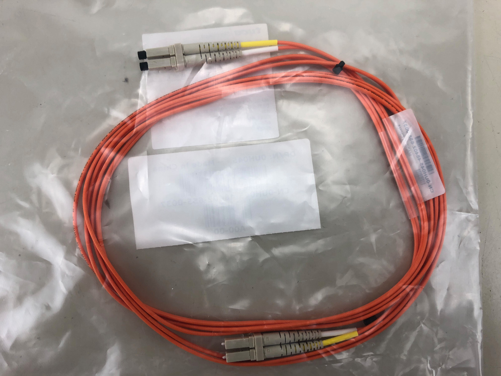 Tyco LC-LC Fiber Optic Multimode Patch Cable C/A 2.0MM RISER 50/125 — 0UH045