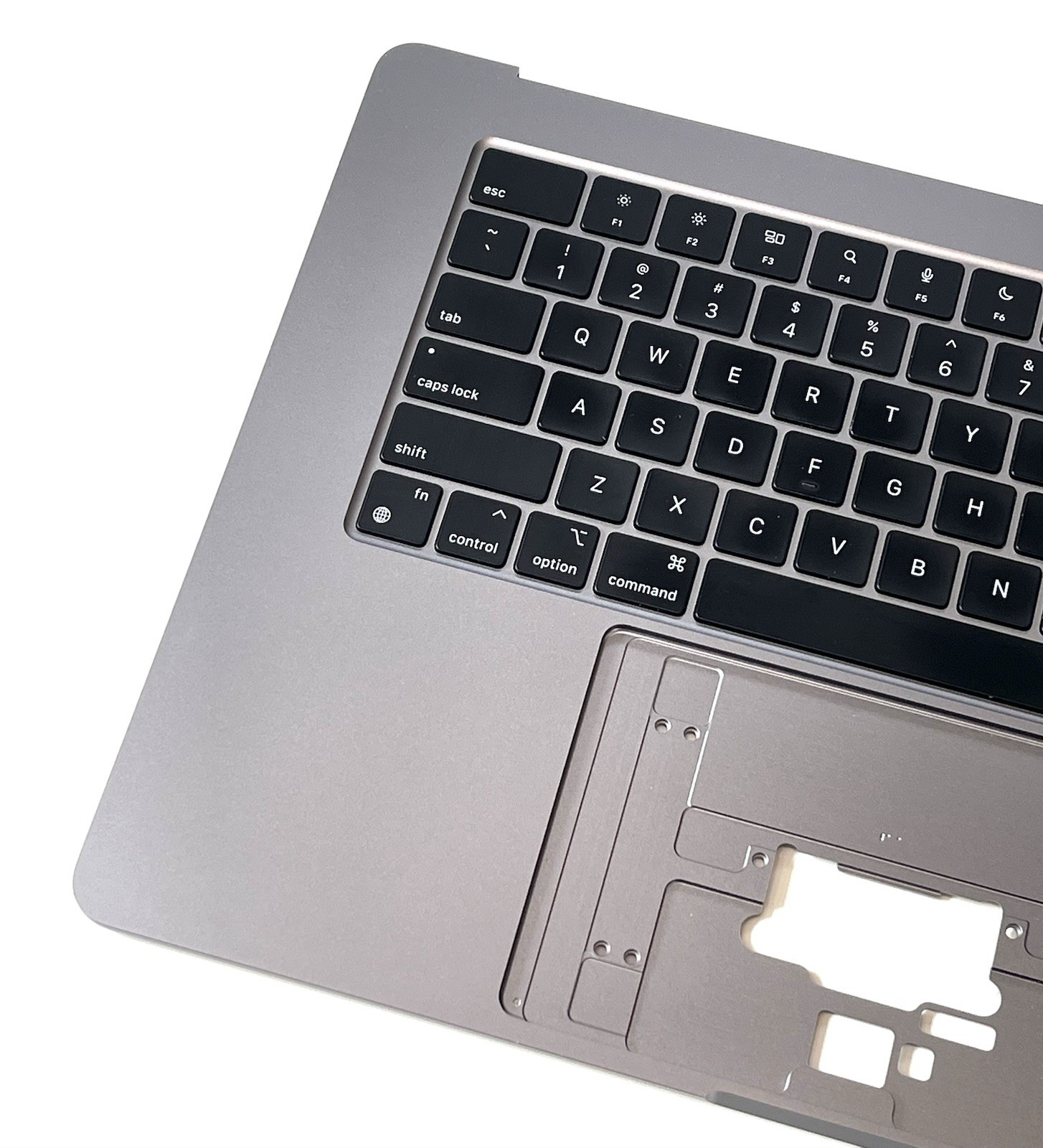 Apple MacBook Air M3 15″ 2024 A3114 Top Case w/ Keyboard Gray OEM Grade B-