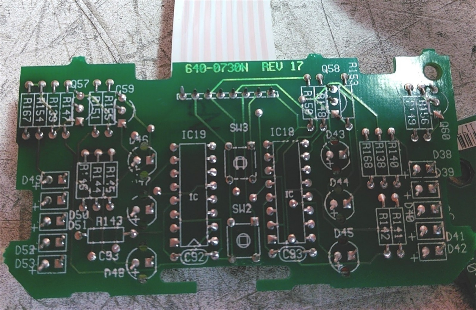 APCC 640-0730N Power Board w/ Display board See Description