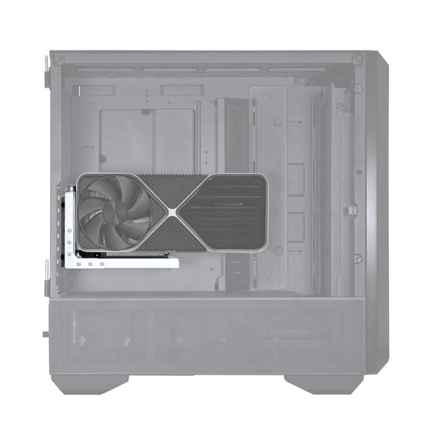 Lian Li Universal 4- Slots Vertical GPU kit (with Gen 4 Riser) Black
