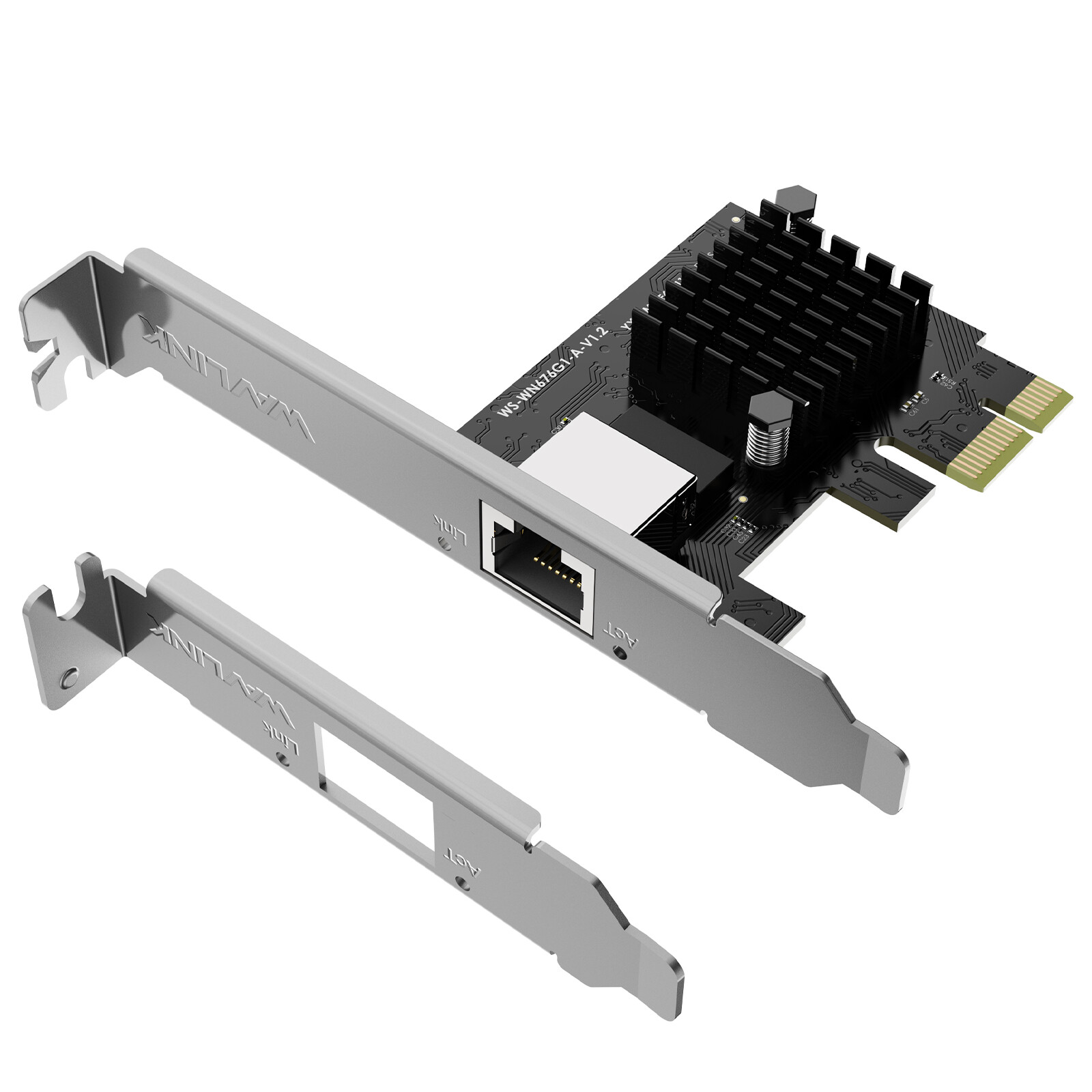 2.5Gb Network Card PCI Express Gigabit Ethernet Card with Low Profile Bracket