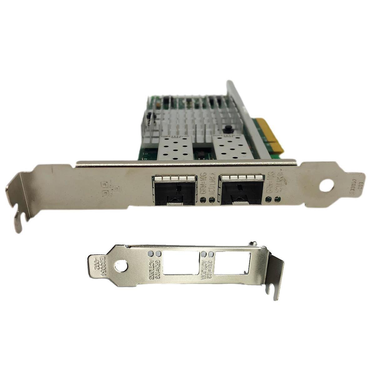 OEM Intel X520-DA2 Dual Port SFP+ 10GB NIC Ethernet Network Adapter + 2x Optics