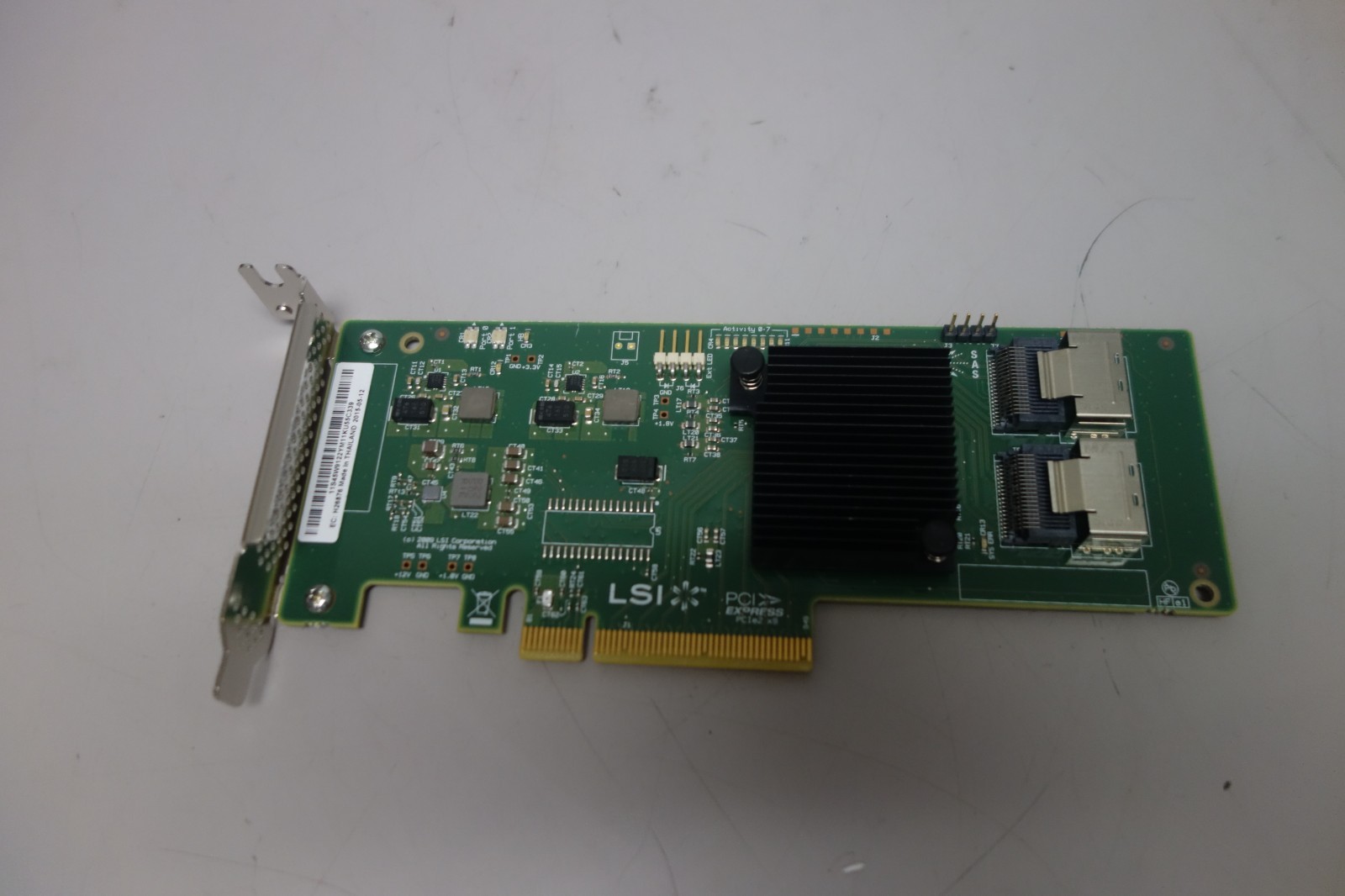 Lot of 3 LSI SAS9201-8i 8-Port 6Gb/s SAS HBA Non-RAID Controller PCIe x8