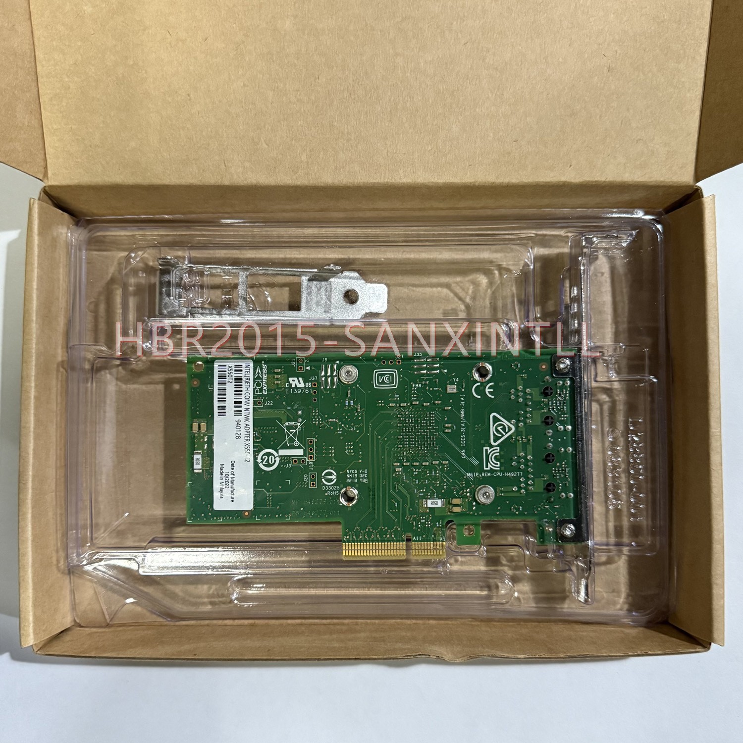 X550-T2 Intel 10Gb Ethernet Converged PCIe Network Adapter X550 T2 X550T2BLK