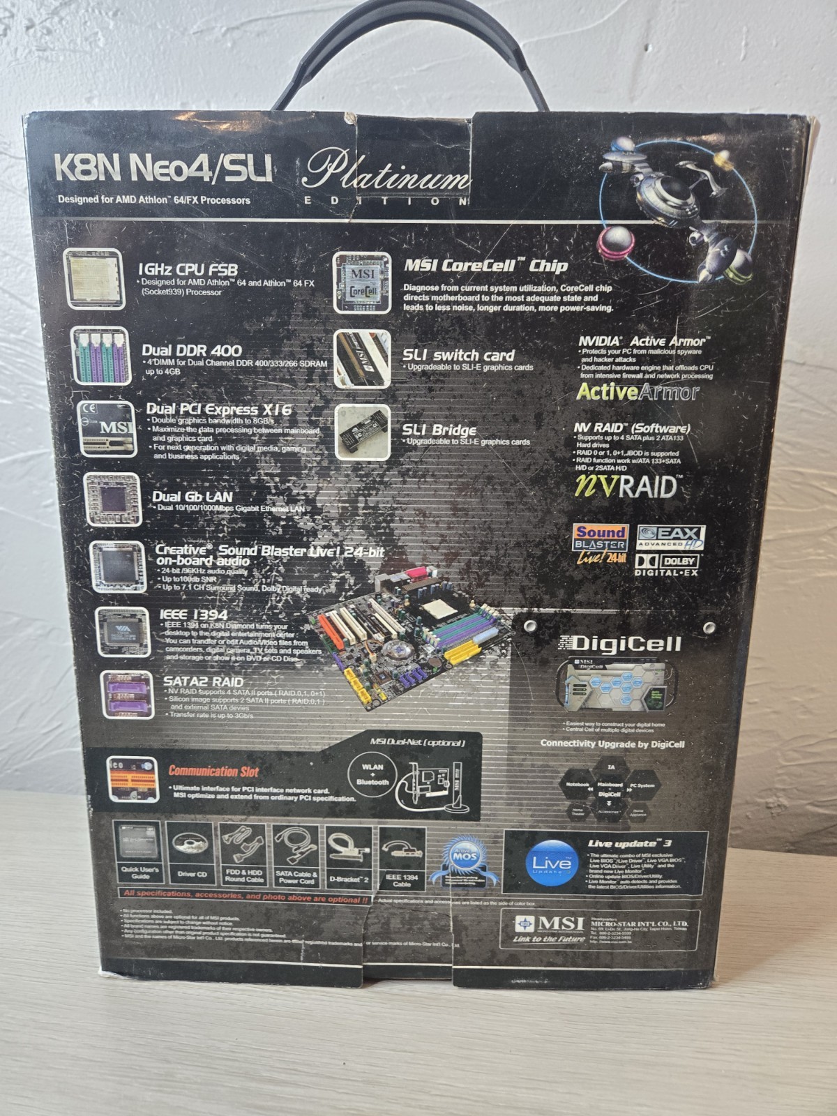 NEW MSI K8N Neo4 Motherboard “SEE PHOTOS/DESCRIPTION”