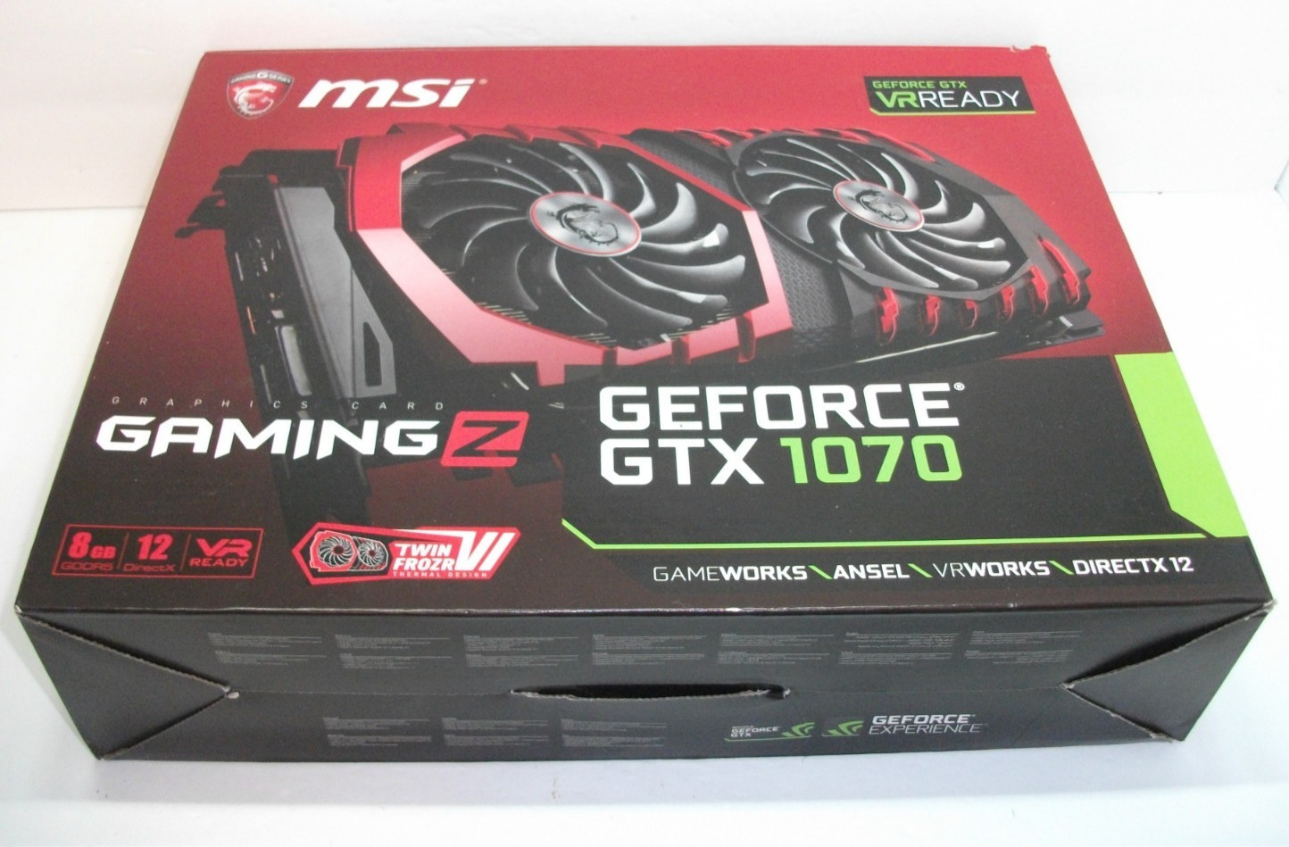 MSI NVIDIA GeForce GTX 1070 Gaming Z 8GB GDDR5 Graphics Card