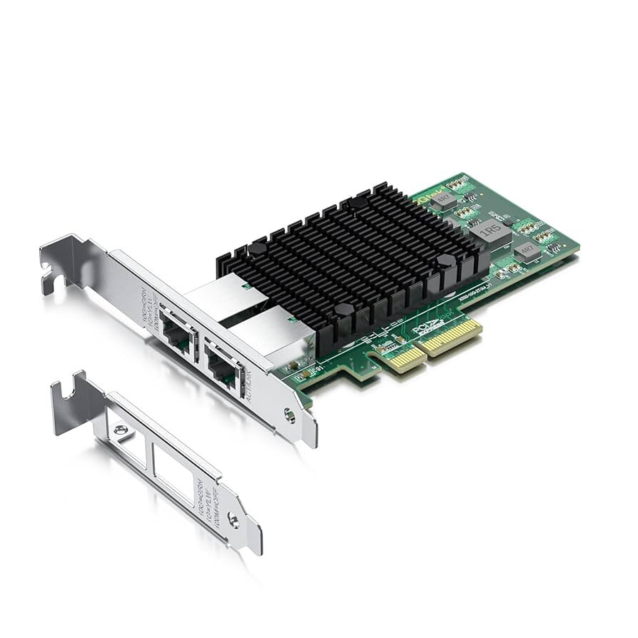DELL Intel X550-T2 2port 10Gb Ethernet PCIe Network Adapter 04V7G2 0HWWN0