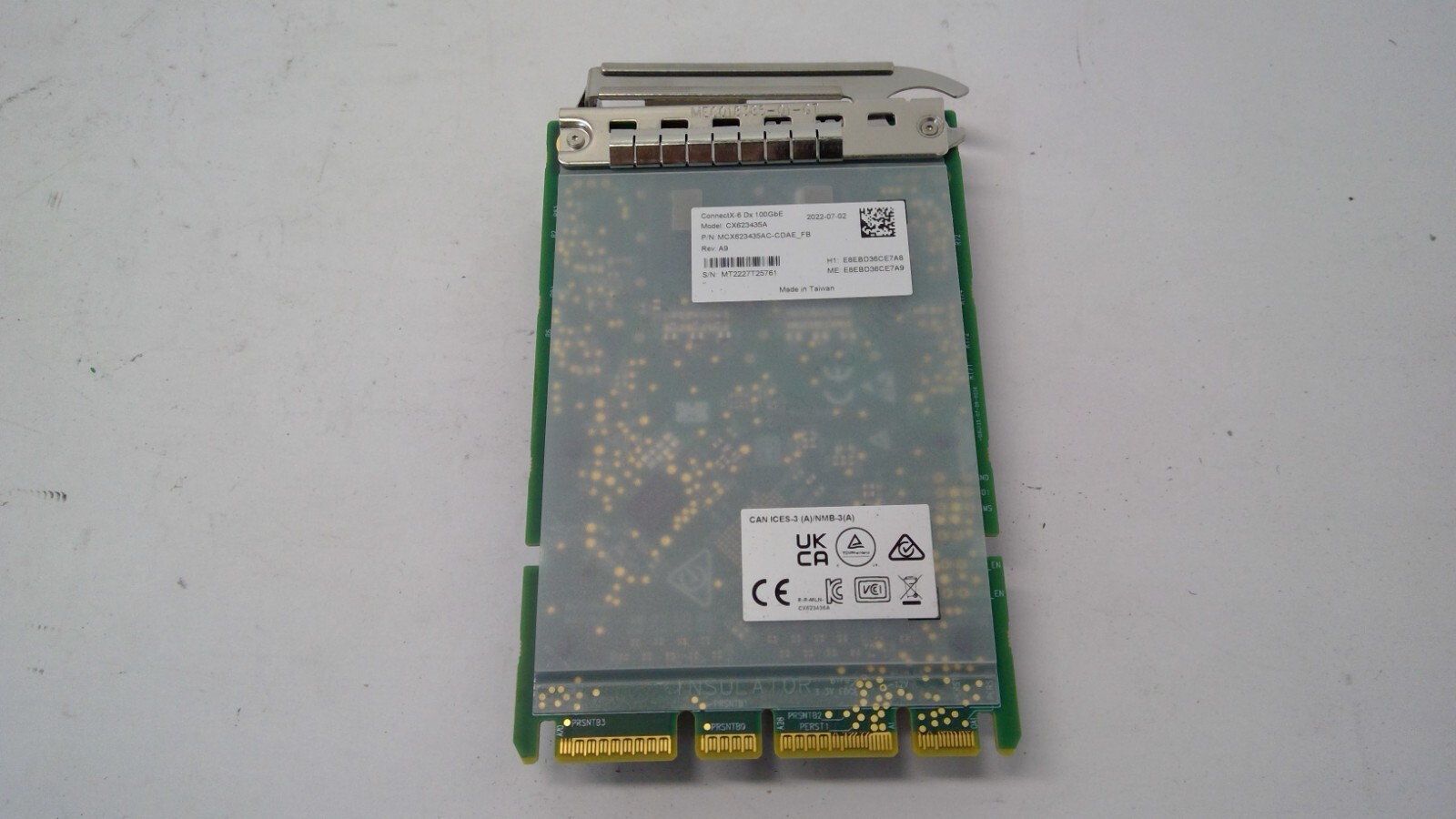 Mellanox MCX623435AC-CDAE FB Single Port ConnectX-6 Dx 100GbE Adapter Card
