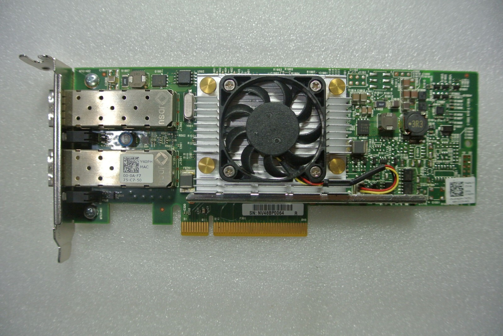 Dell Broadcom 57810S Y40PH Dual Port 10GbE PCIe Network Adapter Card LP SFF