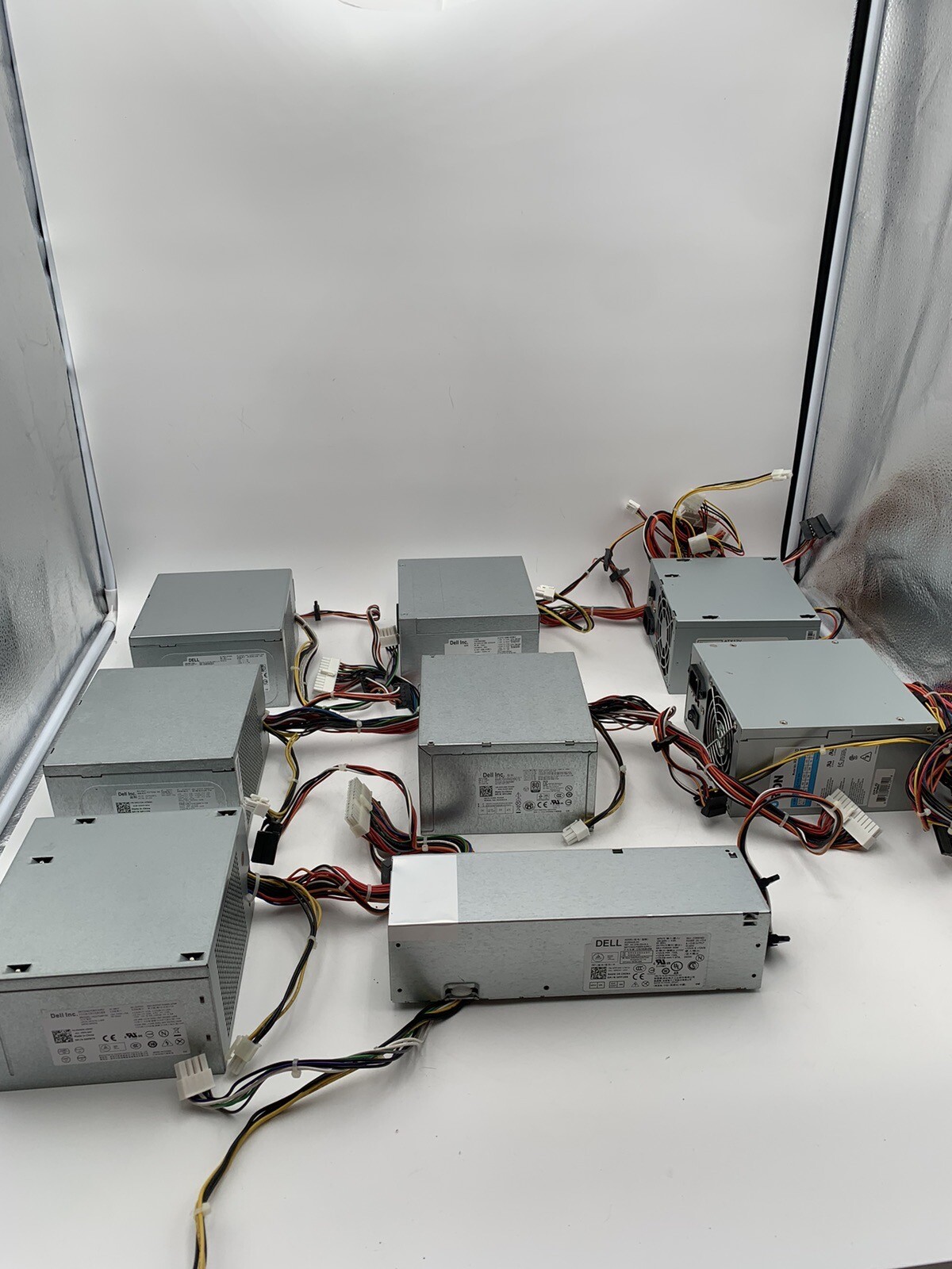 Lot Of 8 Power Supplies, Dell, Orion, Thermal Master (See Description For P/Ns)