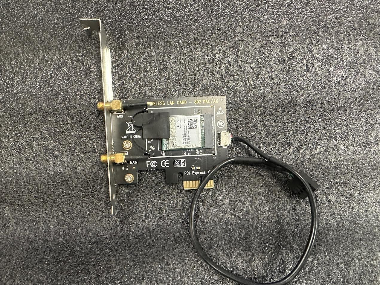 AW-CB304NF PCI-E WIRELESS LAN CARD – 802.11AC/AX-USED