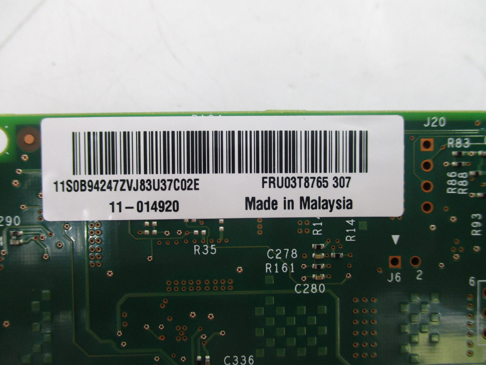 Lenovo X540-T2 Dual-Port 10GbE Ethernet PCIe Network Card FRU P/N:03T8765 Tested