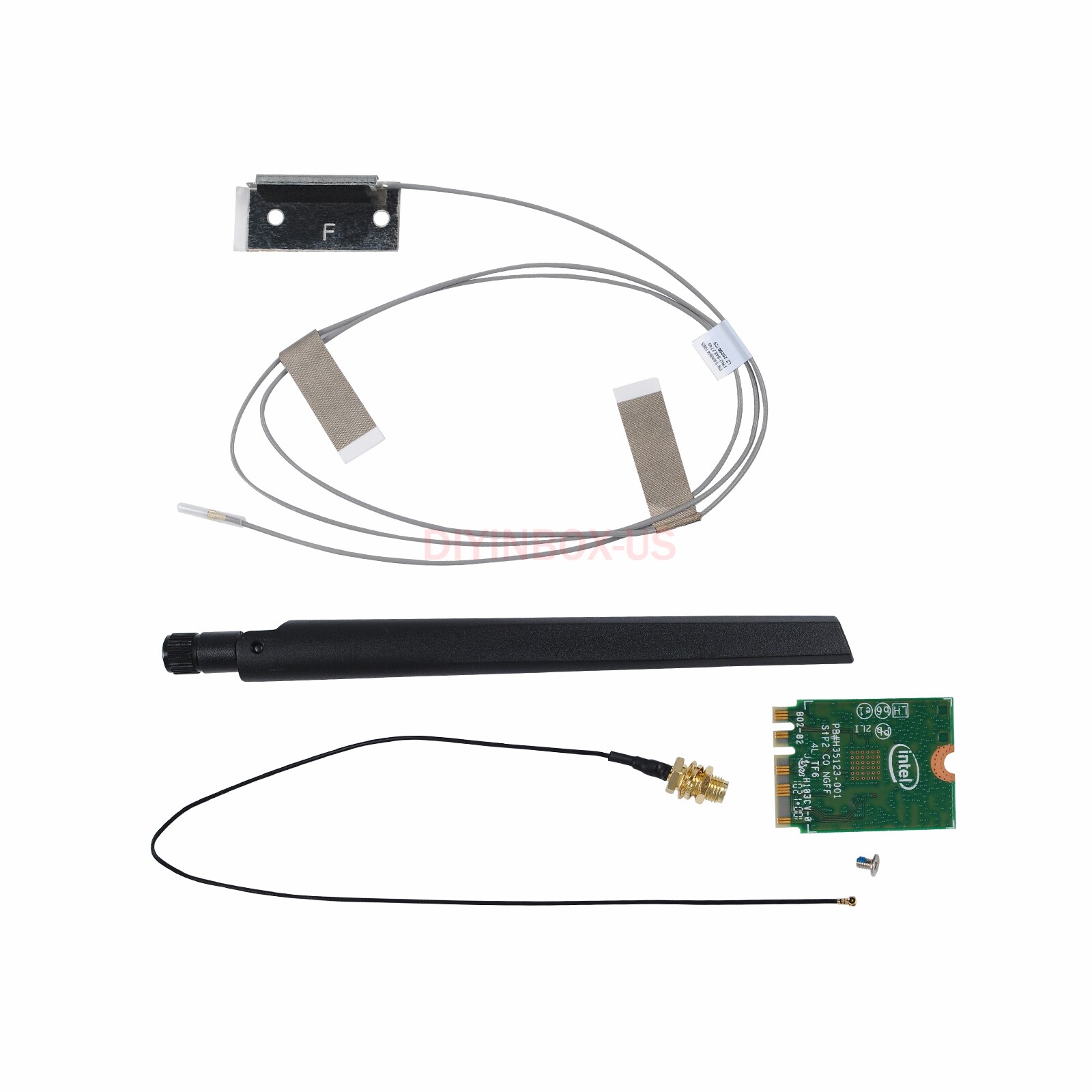 WiFi Antenna Cable Card Kit Wireless For Dell Optiplex 3060M 3070M 3690 Micro